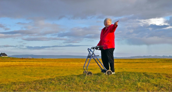 In Praise of Old Ladies Pushing Wheeled Walkers