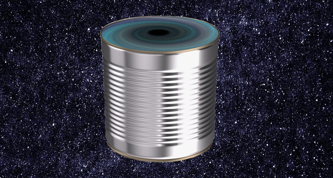 Singularity in a Can